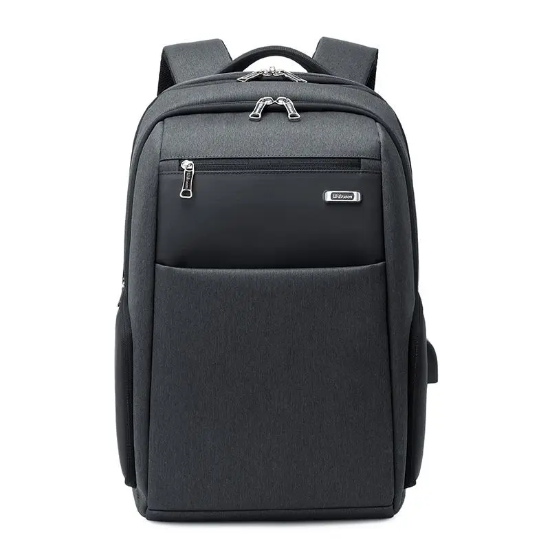Black Expandable 40L Travel Backpack for Men with 15.6 Inch Laptop