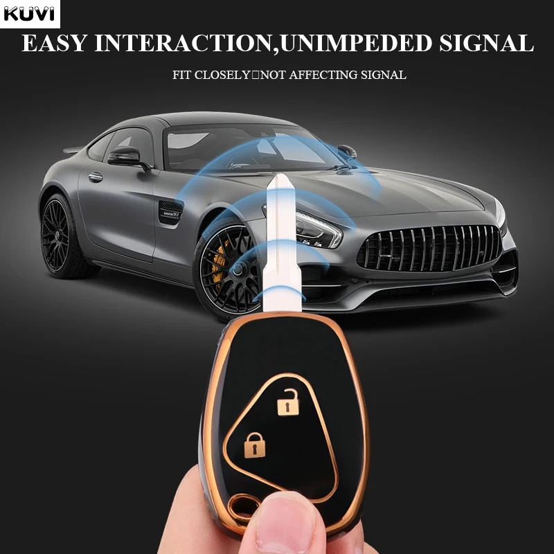 2 Buttons TPU Remote Key Fob Case Cover For Renault Megane Modus Espace Laguna Duster Logan DACIA Sandero Fluence Clio Kango key case cover key case remote control case cover