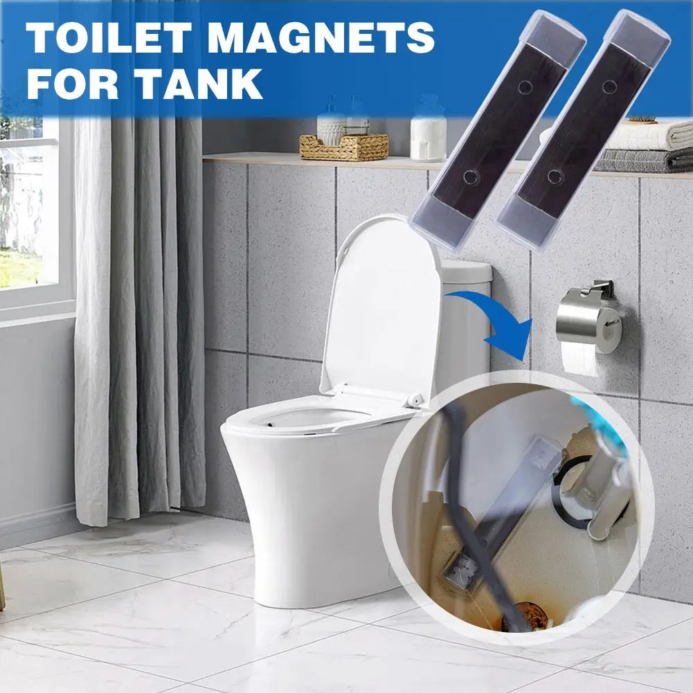 2PCS Toilet Cleaning Magnets Long-Lasting Magnetic Toilet Cleaner For Cleaning Magnetic Bowl Cleaner For Tank E0P0