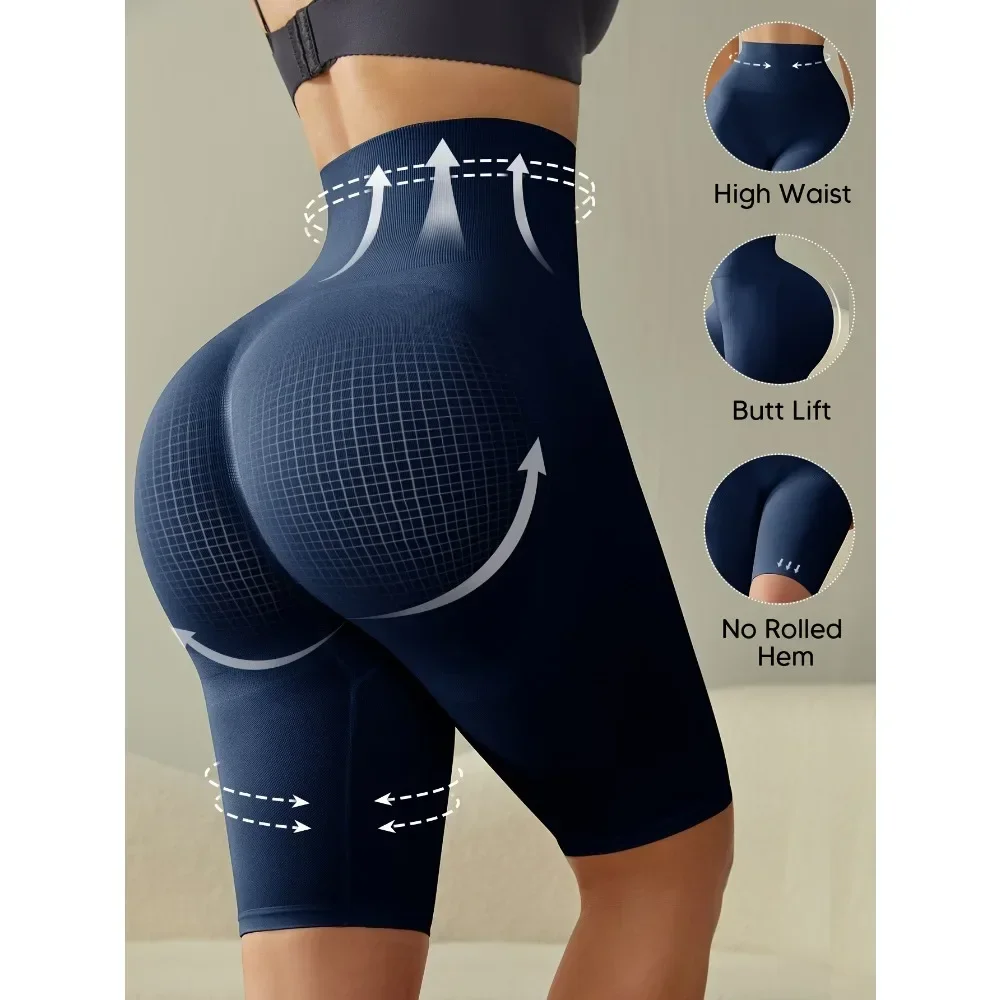 Women Seamless Butt Lifting Tummy Control Breathable Shapewear Postpartum Recovery Body Shaper Suspender Pants High Waist
