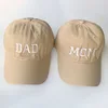 DAD MOM Embroidery Baseball Cap Fashion Women Men Hat Sport Visors Snapback Cap Sun Hat Breathable Outdoor Caps 3