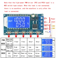 1Hz-150KHz Dual Mode LCD PWM Pulse Frequency Duty Cycle Module Signal Generator Driver Module for Motor Lamp Solenoid Valve load 2