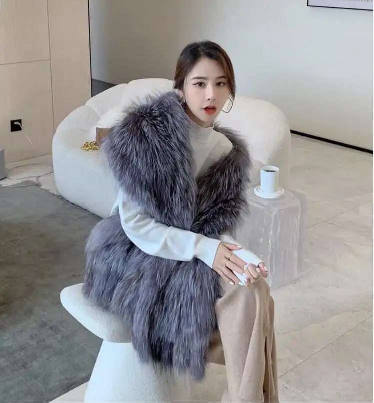 Рисунок 6 - Зимняя шаль из натурального Меха чернобурки