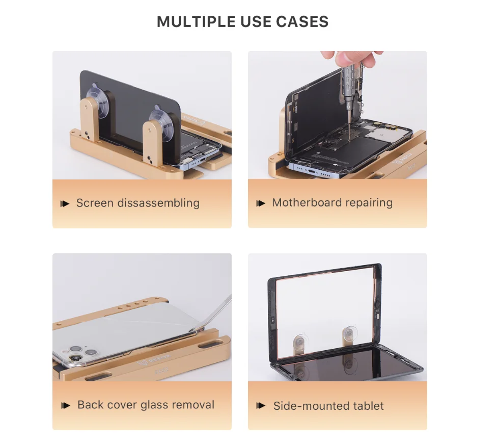 REFOX RS52 Cell Phone Screen Holder Disassemble Opener Back