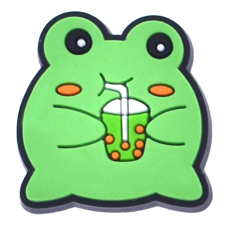 Whimsical Frog Shoe Charms for Clogs and Accessories