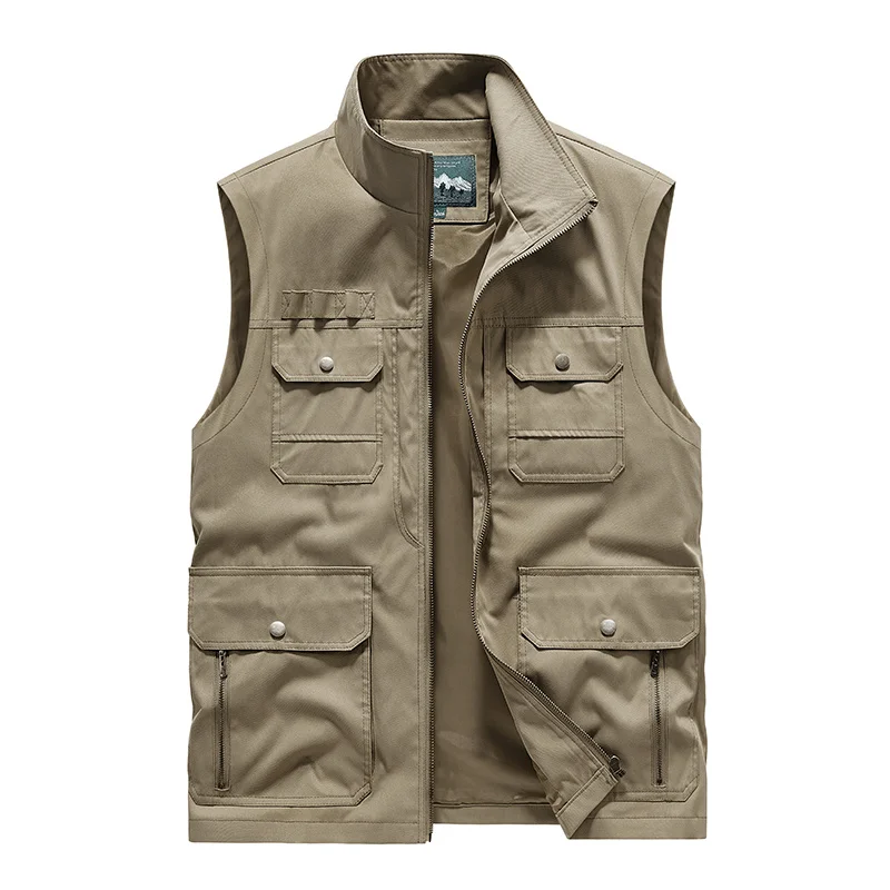 Men's Workwear Vest Multi Pocket Outdoor Vest Tactical Functional