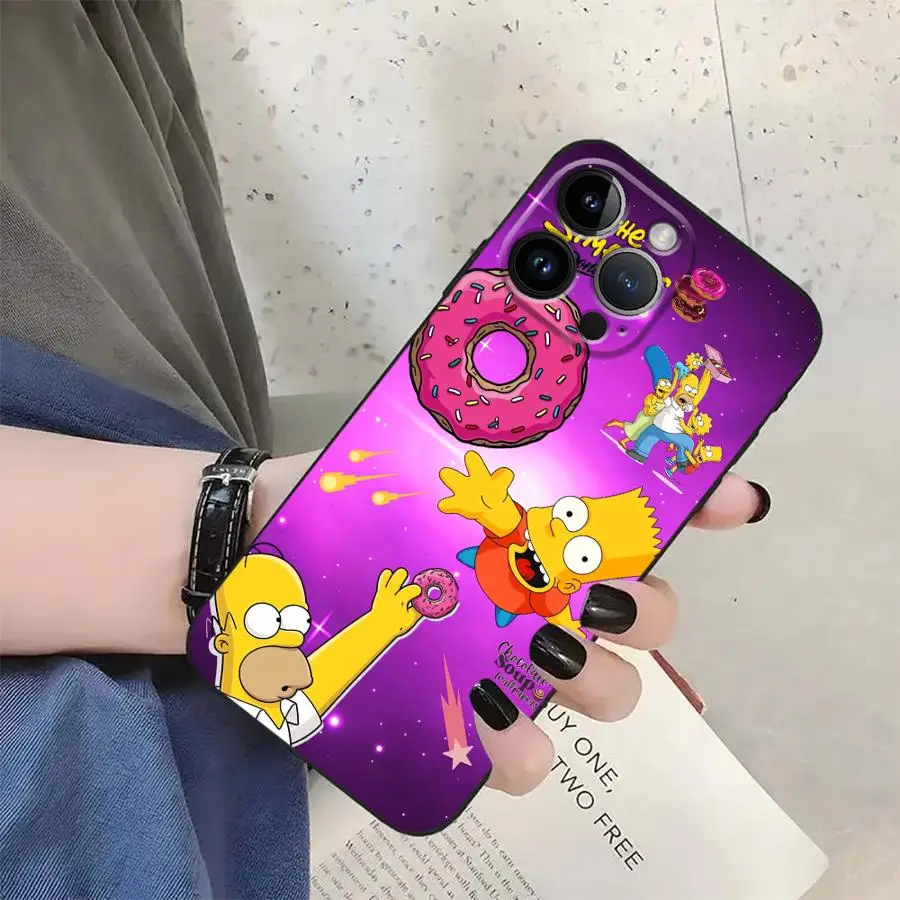Mischievous Simpson Soft Back Phone Cover Case