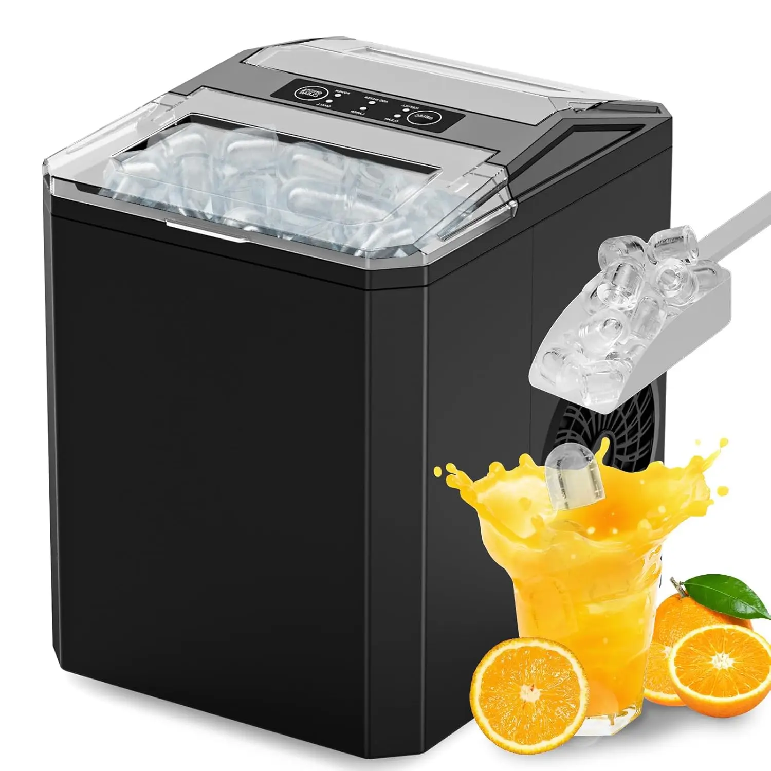 Portable Countertop Ice Maker with Handle