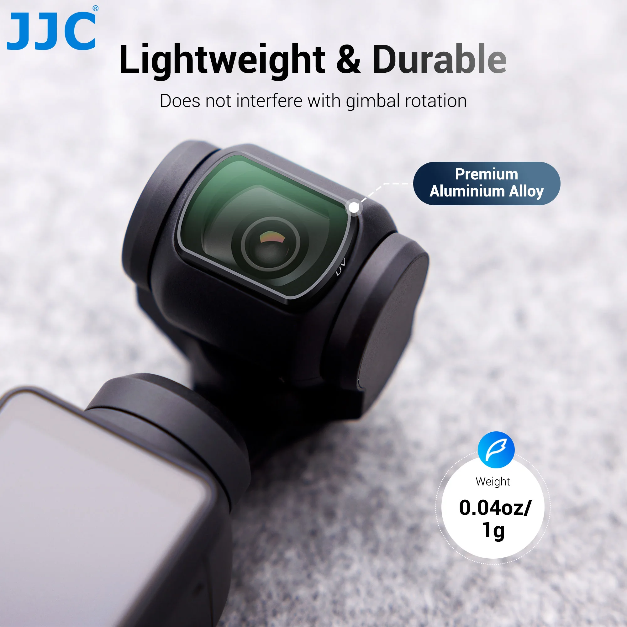 JJC Magnetic UV Filter For DJI OSMO Pocket 3 Creator Combo Magnetic Multi Coated Ultra-thin Aluminum Alloy Lens Protect Filters 3