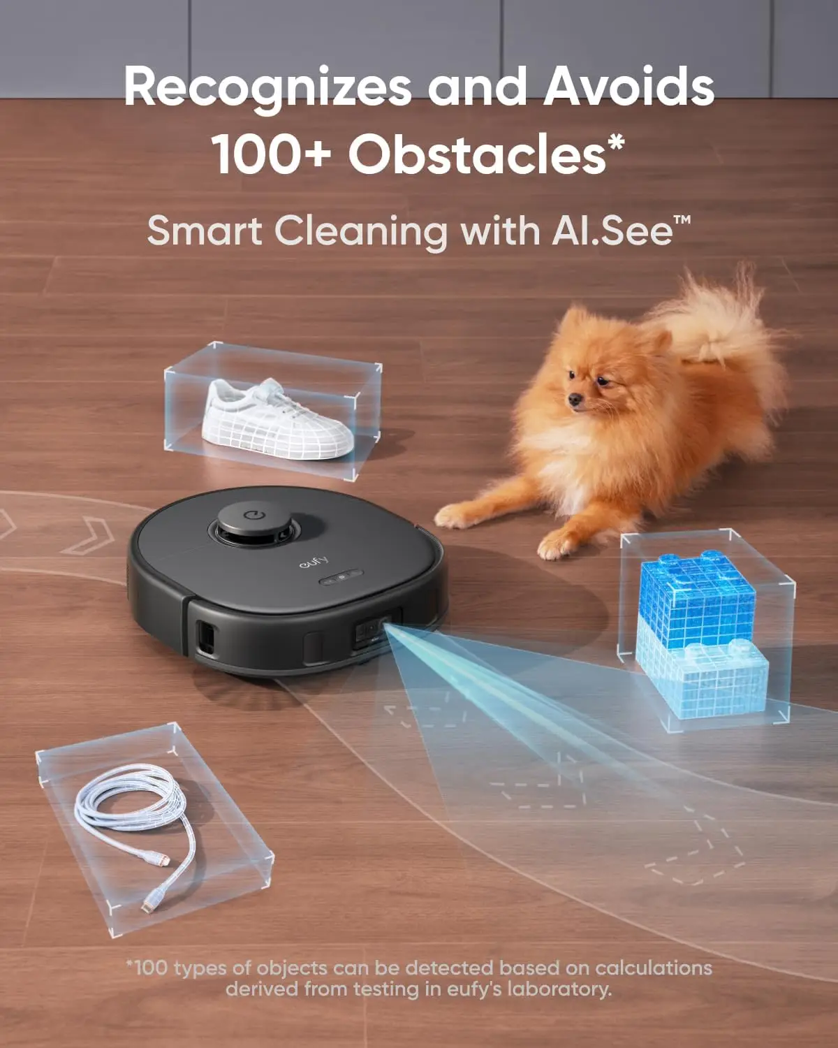 X10 Pro Omni Robot Vacuum and Mop with 8,000 Pa Suction, Dual Mops with 12 mm Auto-Lift and Carpet Detection, AI Obstacle A