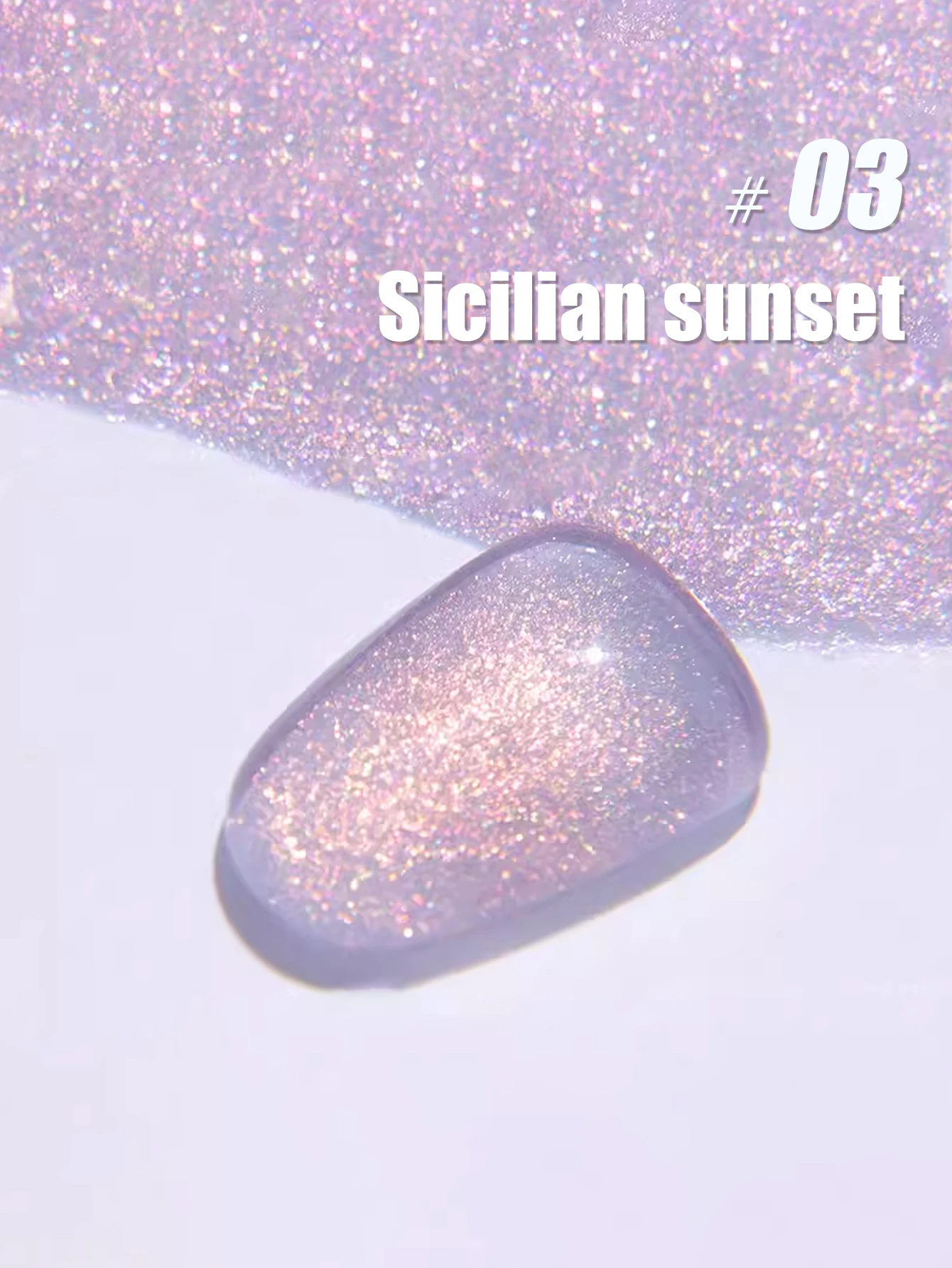 MIANEL 12ml Weißer Pfirsich Oolong 3-Farben-Serie Diamant-Gel-Nagellack Glitzer-Nagellack Gel Rosa Nägel 1-12 Stück – Detail 21