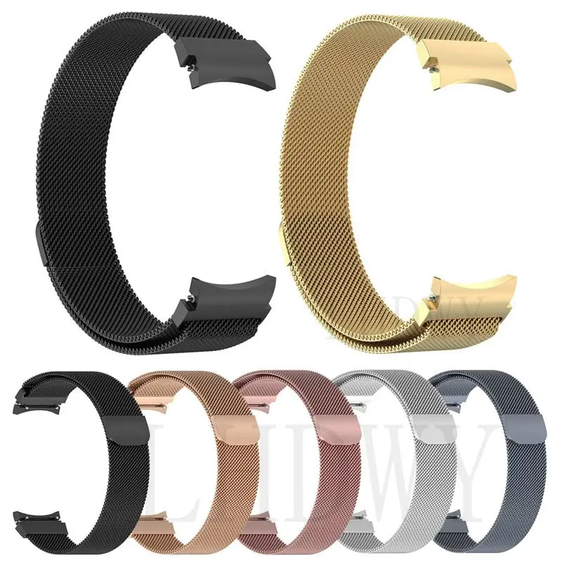 

Stainless Magnetic Strap bracelet For Galaxy Watch 4 Classic 46mm 44mm Band Loop Strap For Samsung Galaxy Watch 5 Pro 40mm 45mm