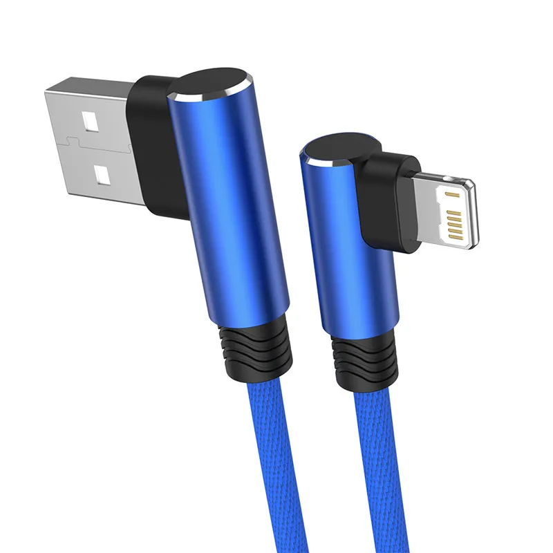 Fast Charge 90-Degree USB Cable - Extra Long 3M Elbow Charger Data Cord