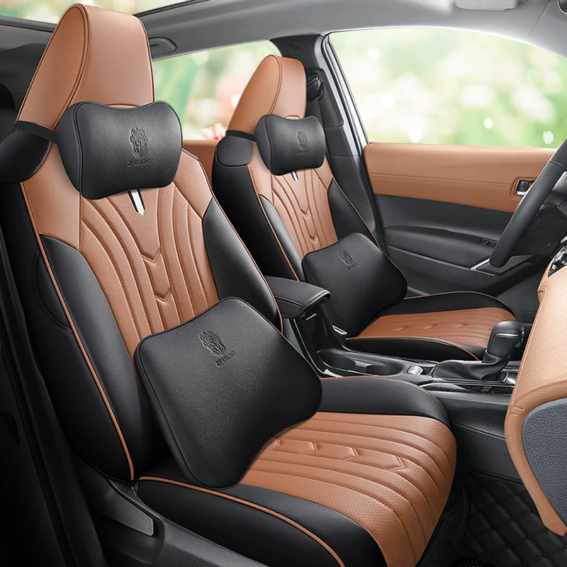 Cuero Forros Para Asientos De Carro Toyota Corolla Funda De