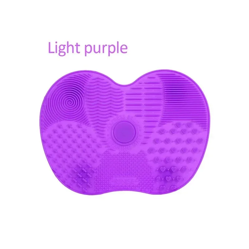 1-4pcs Silicone Brush Cleaner Cosmetic Make Up Washing Brush Gel Cleaning Mat Foundation Makeup Brush Cleaner Pad Scrubbe Board