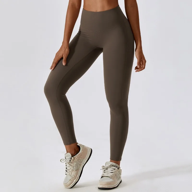 Yoga Pants Tummy Control High Waist Fitness Pants Women's Sportswear Exercise Fitness Outdoor Running Gym Hip Lifting Leggings