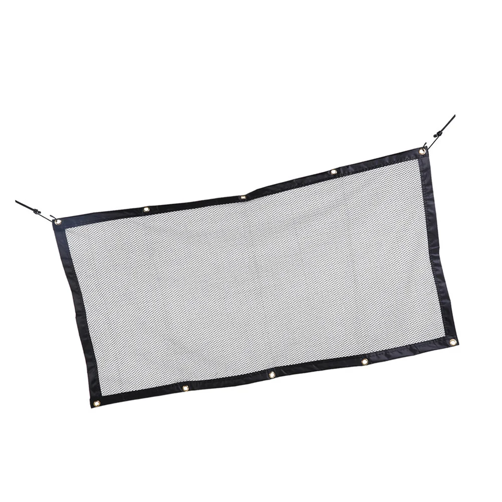 Dog Barrier Dog Safety Fence Separation Guard Mesh Safety Foldable Dog Fence Net for (Black)