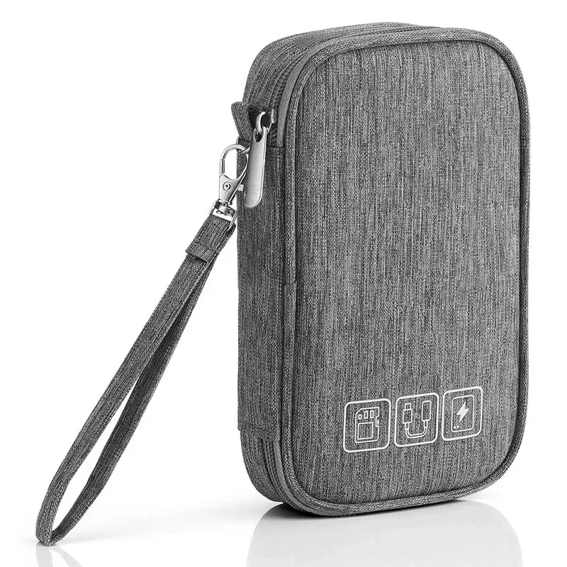 ตัวเลือกสินค้า กระเป๋าจัดระเบียบสายชาร์จ USB แบบพกพา
