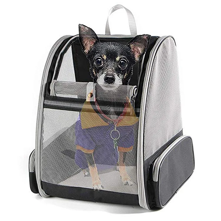 

Breathable Pet Cat Carrier Backpack Large Capacity Cat Dogs Carrying Bag Portable Outdoor Travel Pets Carrier Folding Pet Chest
