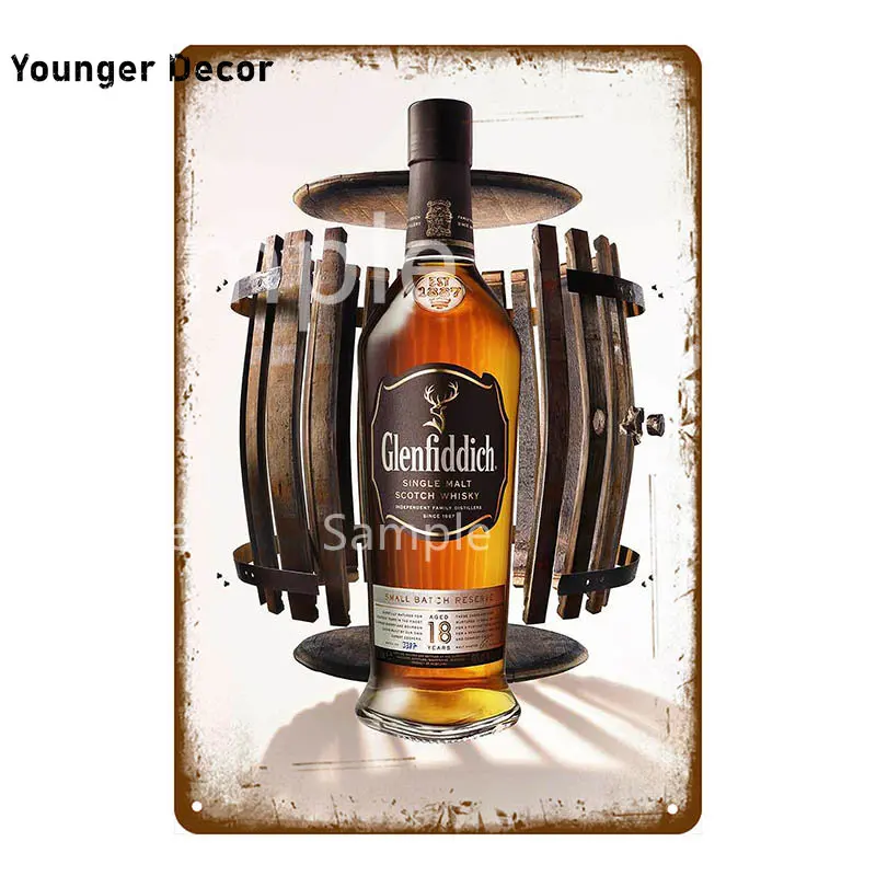 Metal Wall Sign Beer Poster For Bar Pub Man Cave