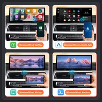 Écran d'affichage multimédia de voiture CarPlay sans fil de 12.3 pouces, pour BMW série 3 4 F30 F31 F32 F33 F34 F36 NBT EVO avec Android Auto 5
