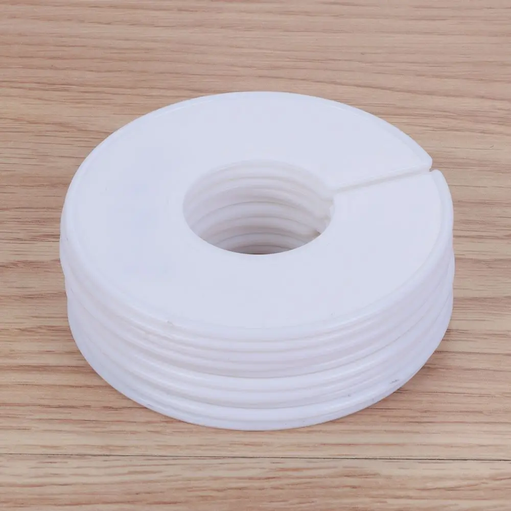 DIY 의류 사이즈 칸막이, 원형 옷걸이, 옷가게 또는 가정용 옷장 칸막이, 흰색 빈 칸막이, 5 개, 10 개