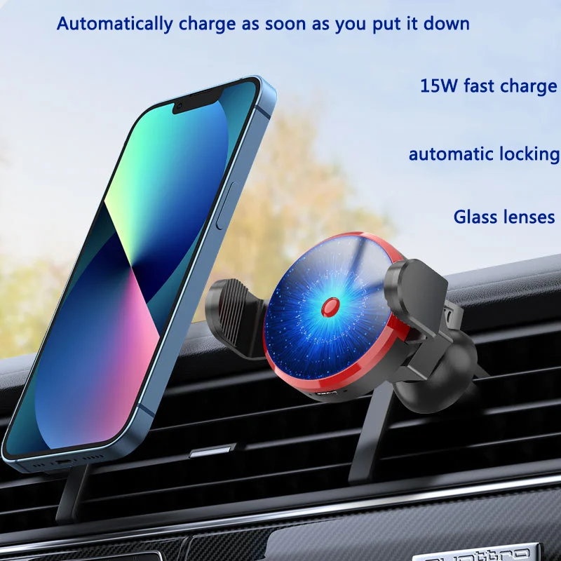 

Умный электрический кронштейн для навигации на автомобильном воздуховыпускном отверстии, Настольная быстрая зарядка, автомобильный держатель