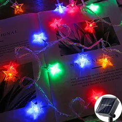 Enchanting LED Star Fairy Lights - 8 Mode Decorative String for Parties, Weddings, and Outdoor Celebrations (Multicolor)