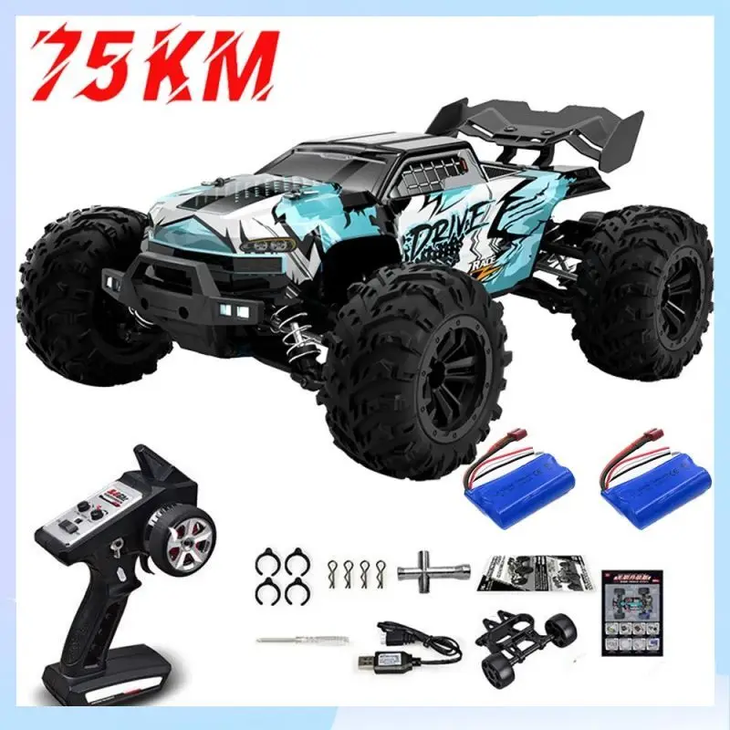 1:16 75 Km/H O 50 Km/H 4Wd Rc Auto Con Telecomando A Led Auto Ad Alta Velocità Drift Monster Truck Per Bambini Vs Wltoys 144001 Giocattoli