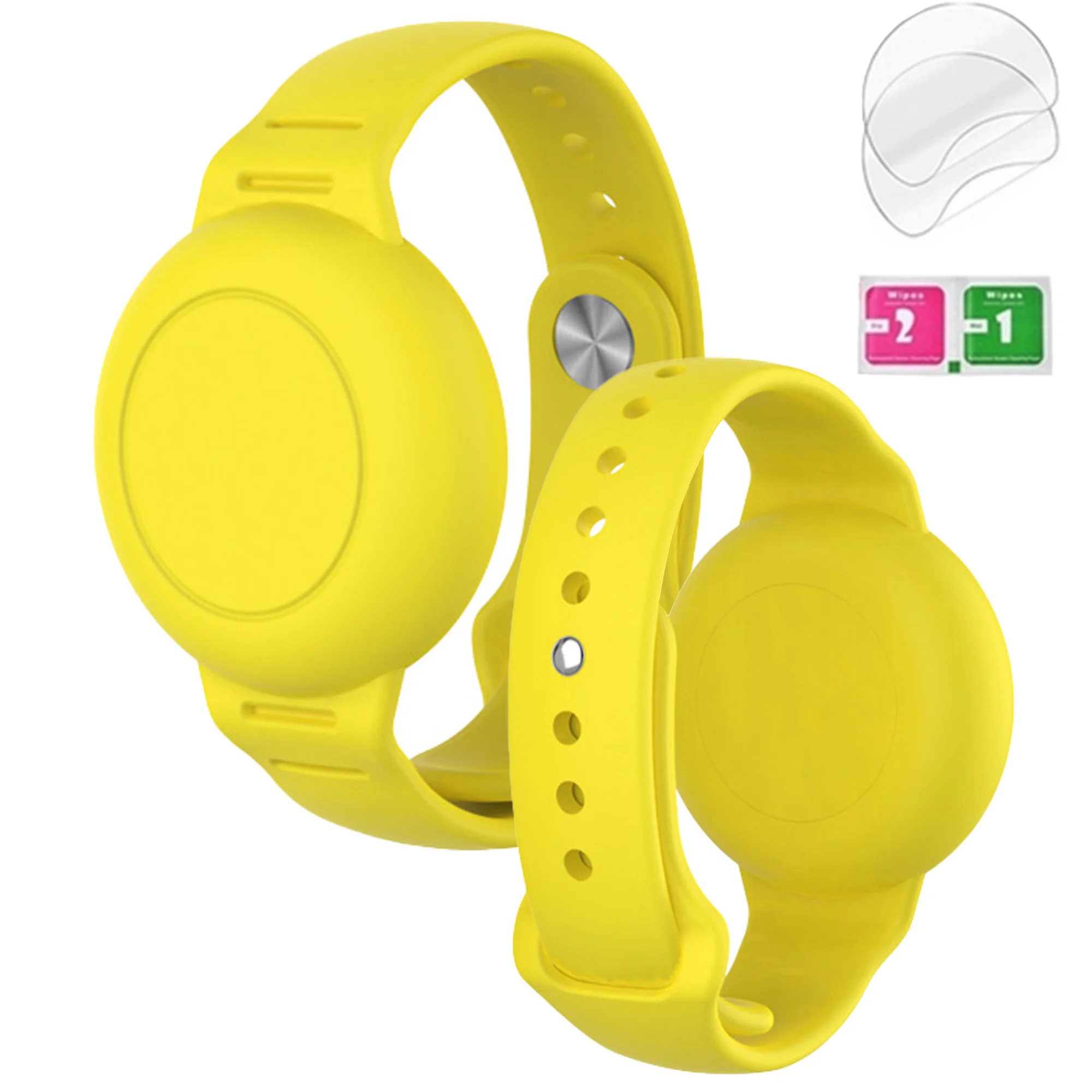 Silicone Anti-Removal Airtag Holder - Secure, Hidden Design for Kids, Pets, and Luggage