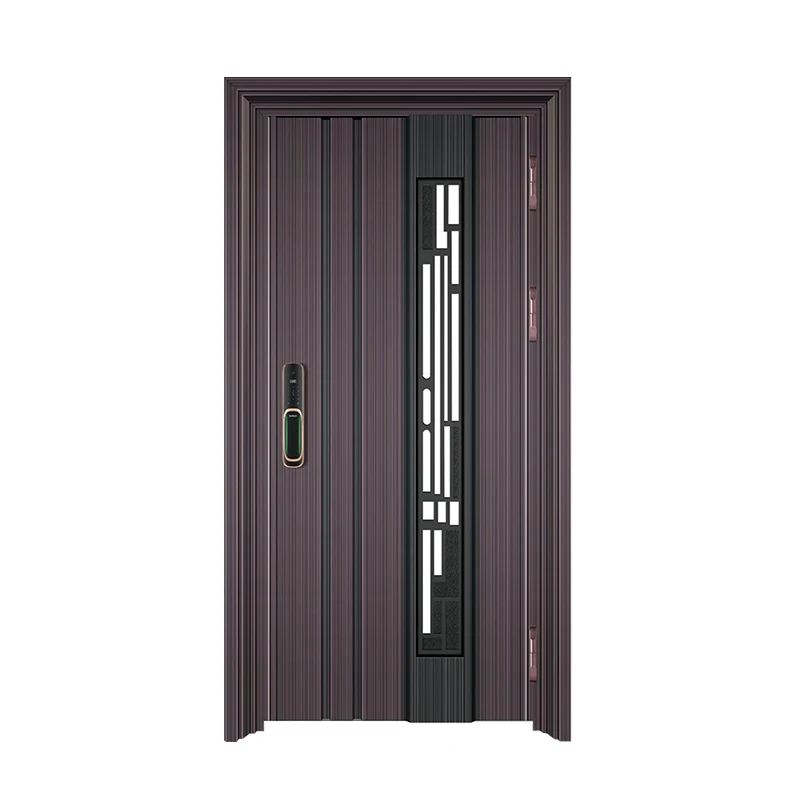 Modern Wood Exterior Entry Timber Door Solid Wooden entrance Timber Door Front Pivot Door 5