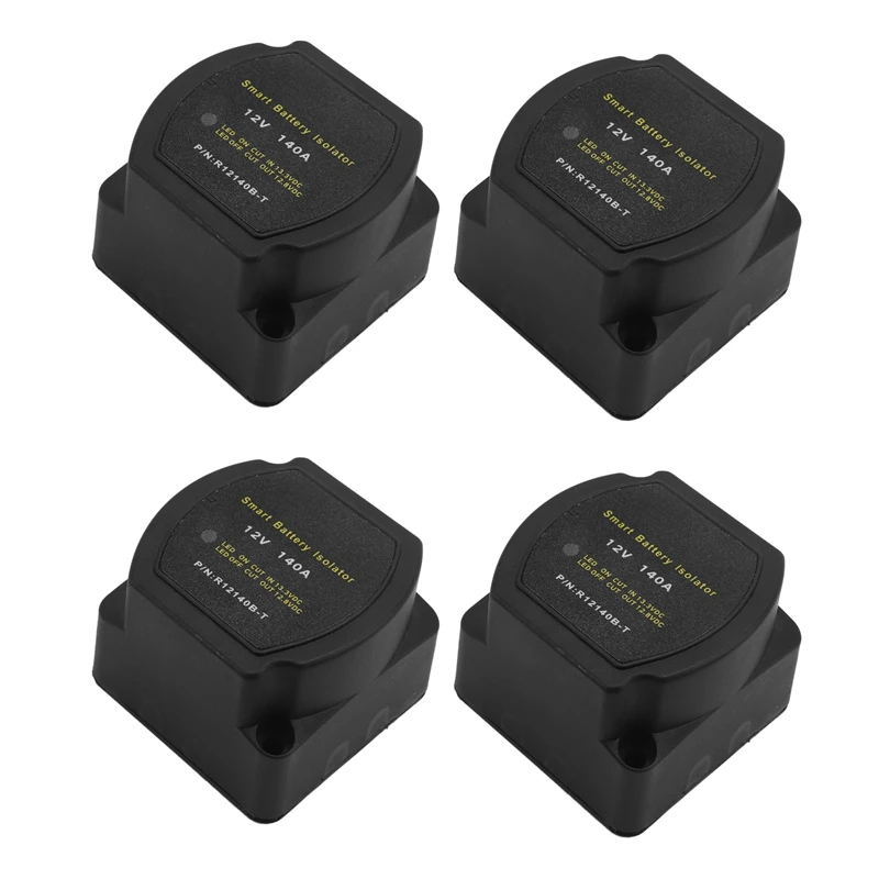 

4X 12V 140A Voltage Sensitive Relay Battery Isolator Automatic Charging Relay Car Accessories Car Battery Relay