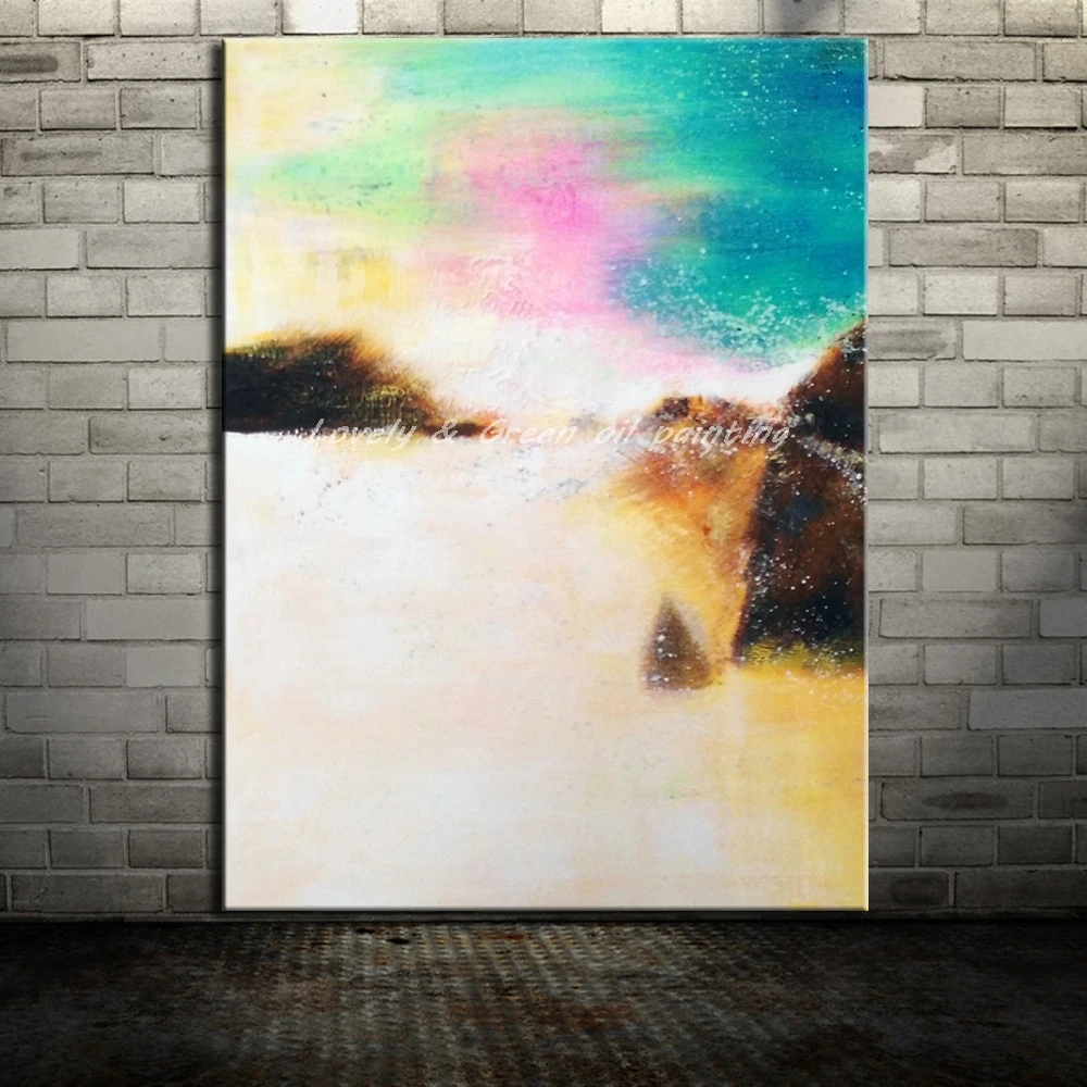 

Unframed Picture Hand-Painted Canvas,Paintings Arts Poster Modern Abstract Oil Painting Wall Pictures For Living Room Home Decor