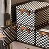 Foldable Household Storage Box for Clothes Pants Snacks Drawer-type Wardrobe Clothing Packing Basket Nonwoven Fabric Artifact 2