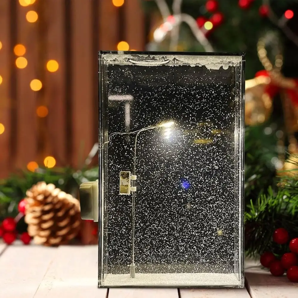 1PC Snowy Night Flow Kreative Schnee Szene Nachtlicht Handgemachte DIY Straße Licht Material Verpackung Festival Nicht Fertige Produkte – Detail 2