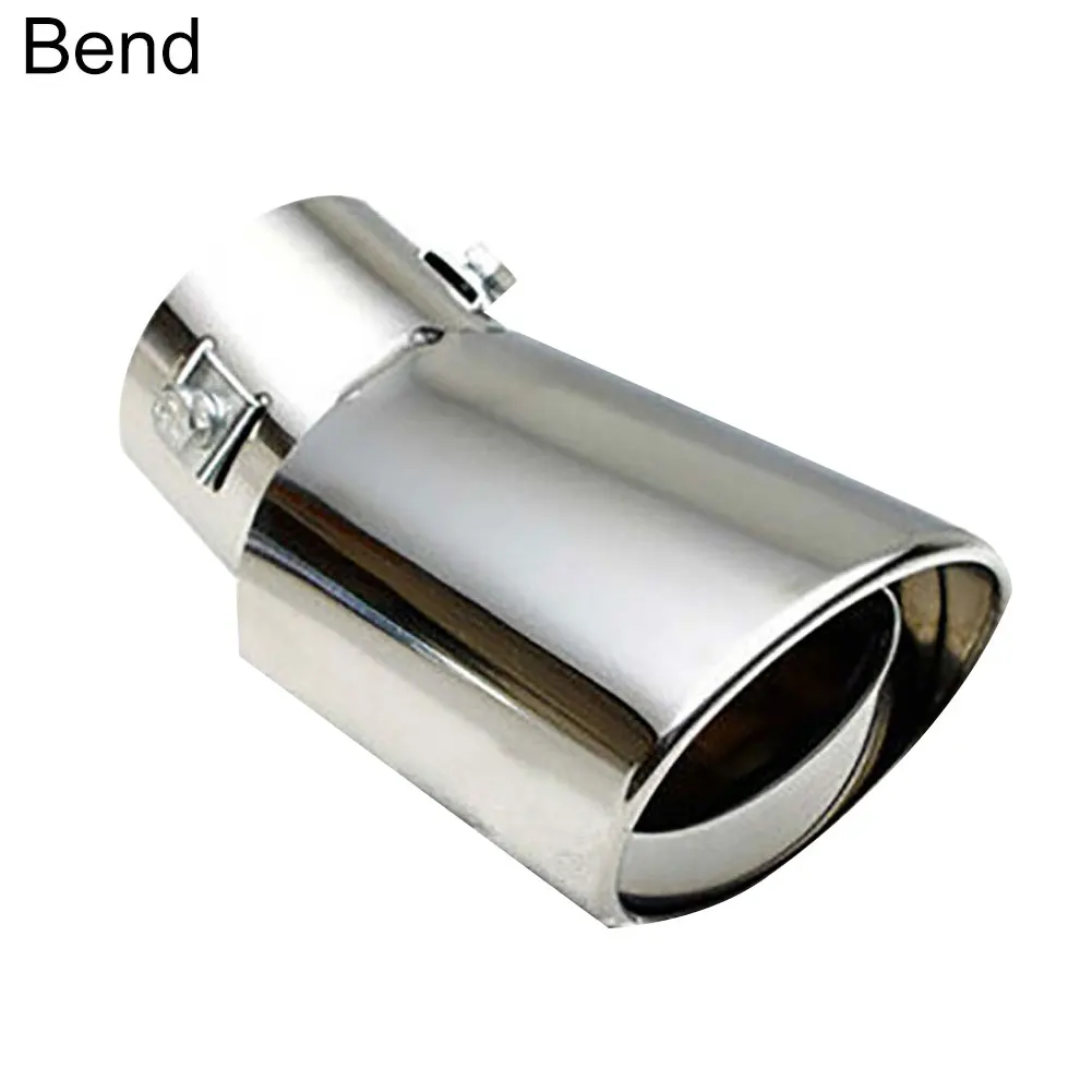 Exhaust Muffler Tip Universal Car Exhaust Muffler Tip Round Stainless Steel for Peugeot 308 508 2008 3008 4008 6008 301 206 307 406 407 207 208