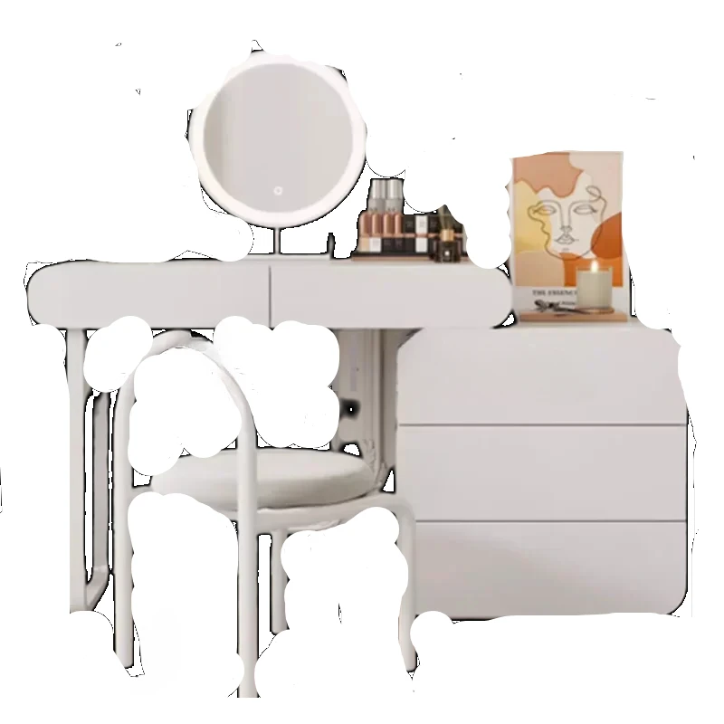 Vanity White Dresser Cabinet Storage Drawer Luxury Modern Makeup Table White Organizer Tocador Mueble Bedroom Furniture