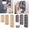 1/3/4/5Layer Storage and hanging bag, multifunctional clothing organizing bag, washable fabric, cotton and linen drawer 1