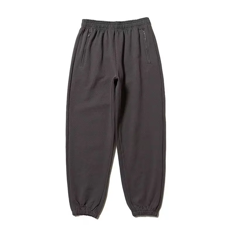 

New High Street Loose Sweatpants Leggings American Solid Color Pants Fashion Brand Men Autumn Winter