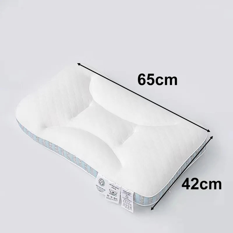 Description Picture 2 of itemNeck Pillows Neck Protection Soft Comfortable Pillow Anti-bacterial Porosity Sleeping Pillows No Deformation Bedding For Home