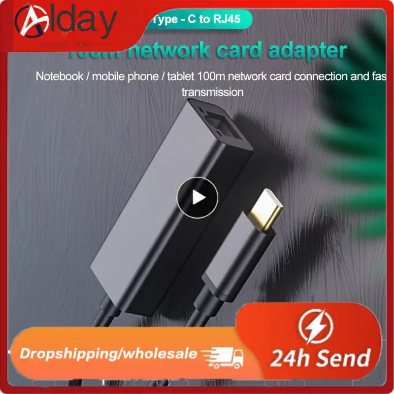 

Ethernet-адаптер с портом USB Type-C на RJ45, 100 Мбит/с