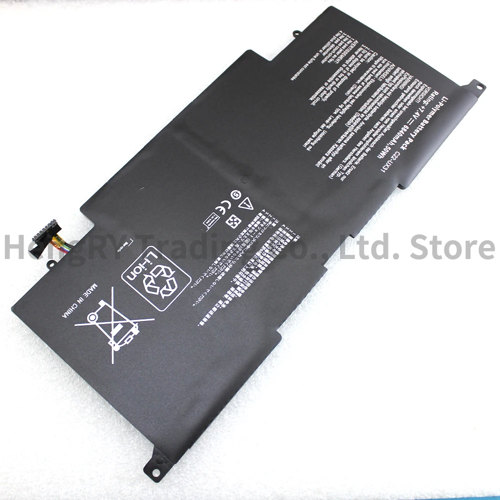 Bateria do Portátil para Asus Zenbook Ux31 Ux31a Ux31e Ux31e-dh72 C22-ux31 7.4v 50wh 6840mah C22 Ux31 Cpmanc-c22-ux31 - Imagem 4