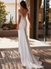 Simple Wedding Dresses 2025 Sweetheart Bridal Gowns Lace Appliques Sheath Mermaid Off The Shoulder Vestidos De Novia Customized 4
