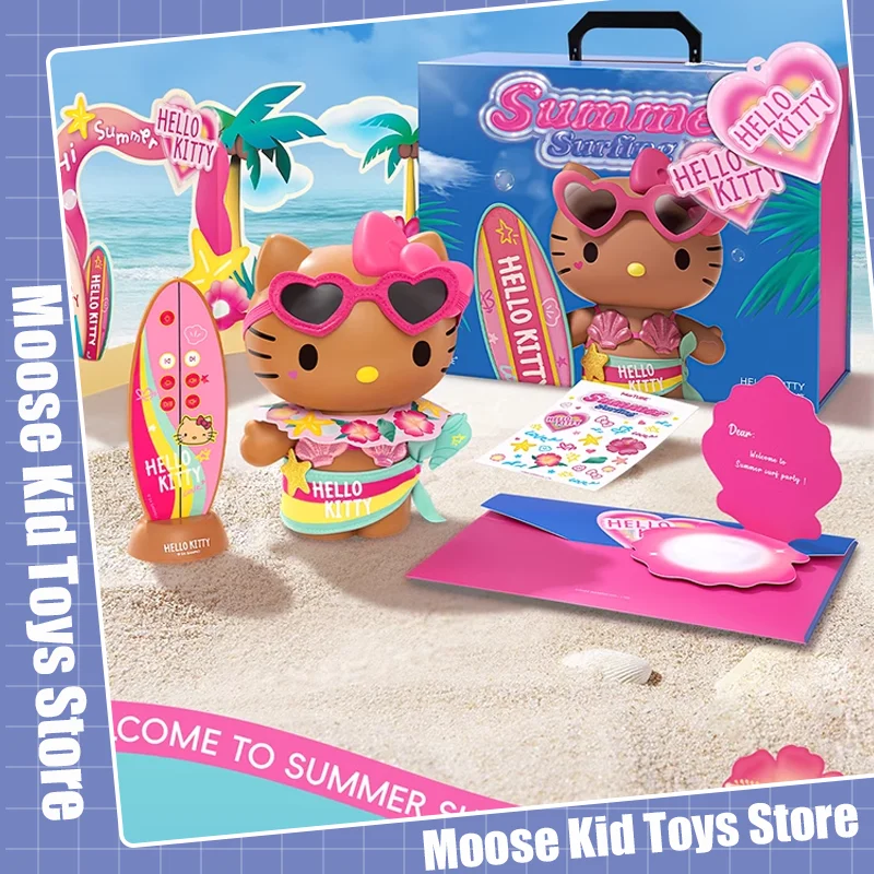 New Sanrio Hello Kitty Bluetooth Speaker Summer Surfing Series