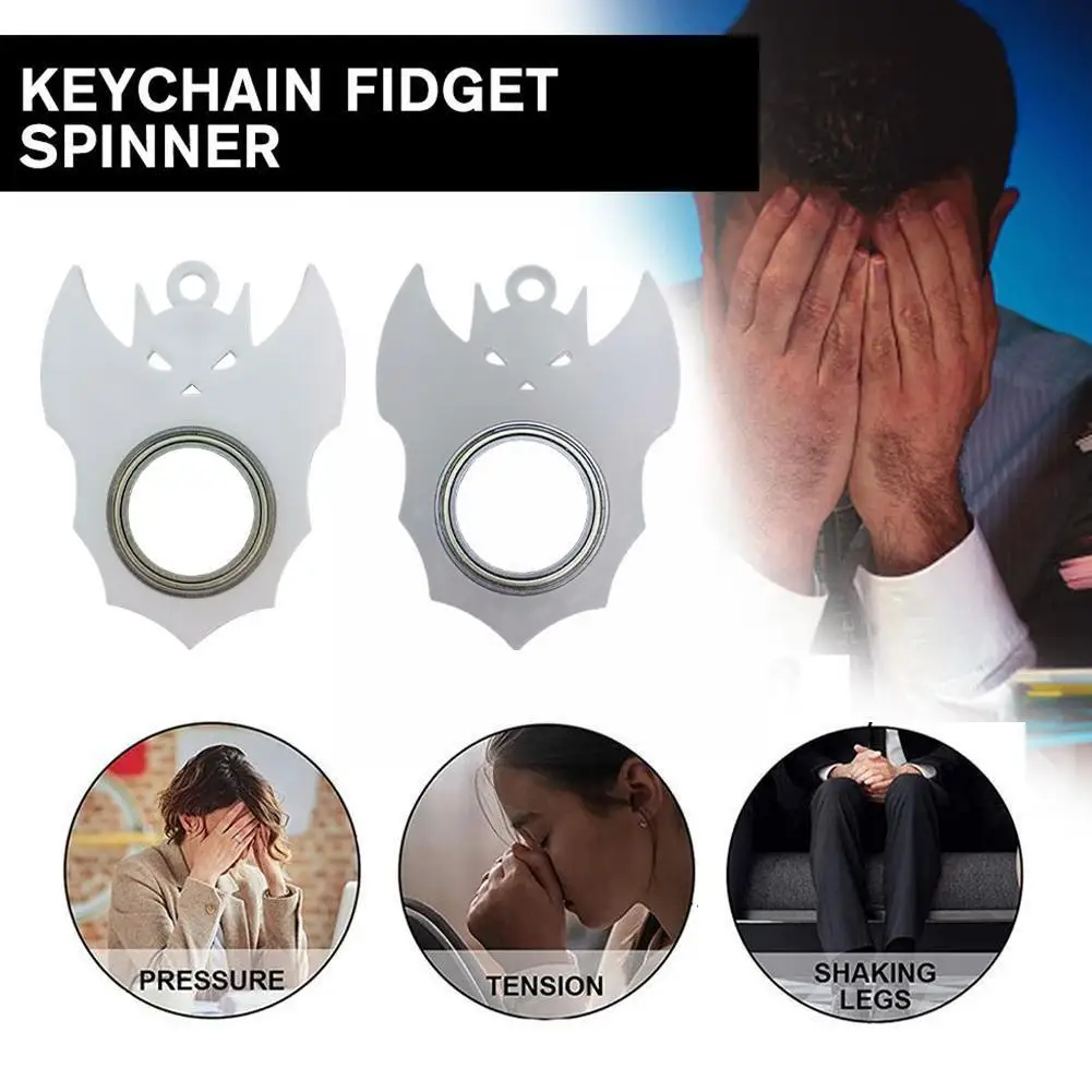 

Luminous Fidget Spinner Hand Top Spinners Keychain Finger Toy Figet Stress Spiner Dark Glow In Fidget Relief Fingertip Toys T2P0