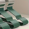 10pcs/set Traceless Non-slip Metal Clothes Hangers With Grooves, Heavy Duty Clothes er For Bathroom, Bedroom, Closet, Wardrobs 4