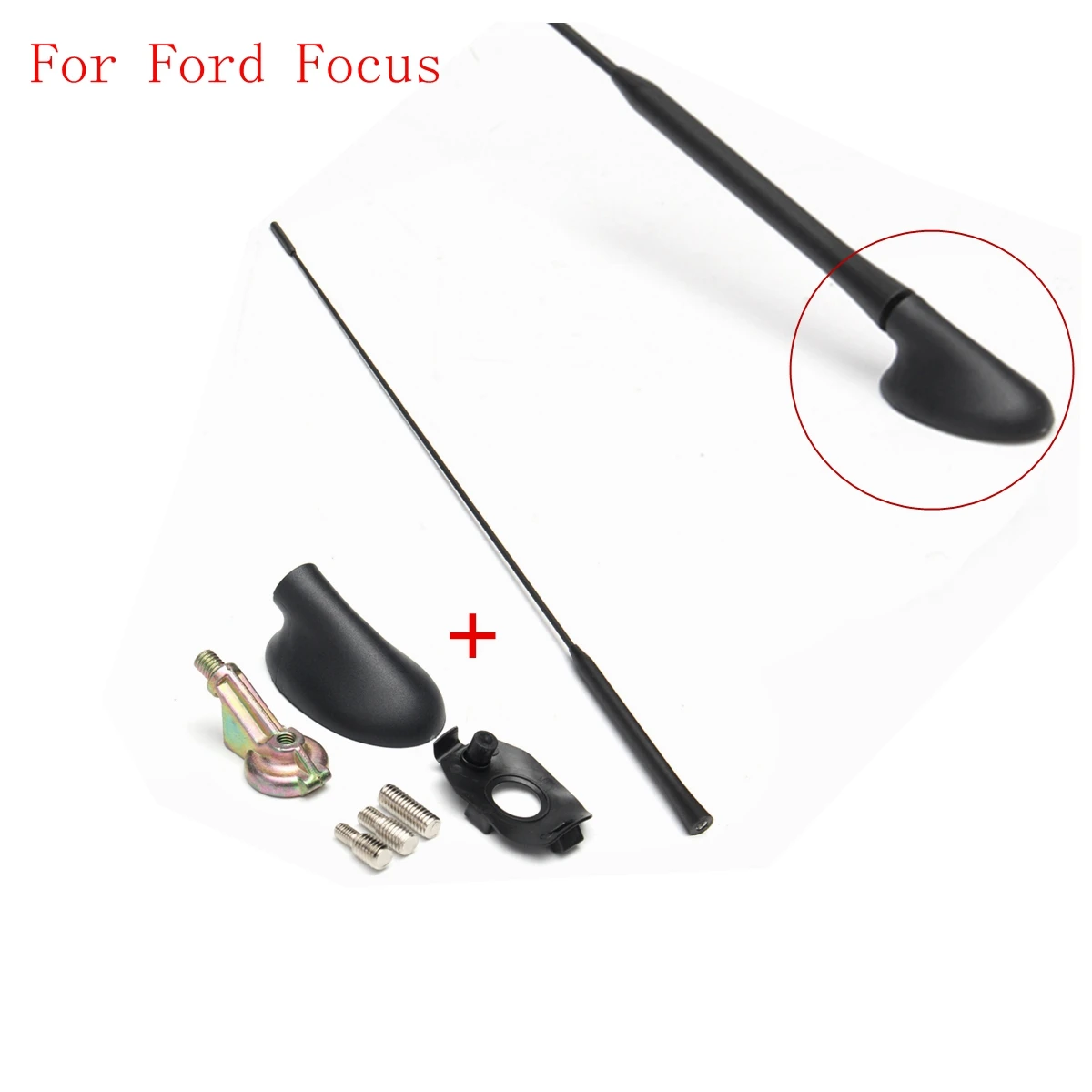 

For Ford New AM/FM Car Radio Roof Antenna Aerials Mast + Base Kit For Focus Models 2000-2007 XS8Z-18919-AA XS8Z18919AA