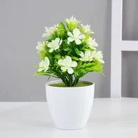 1pc Artificial Potted Plant Small Bonsai Flowers