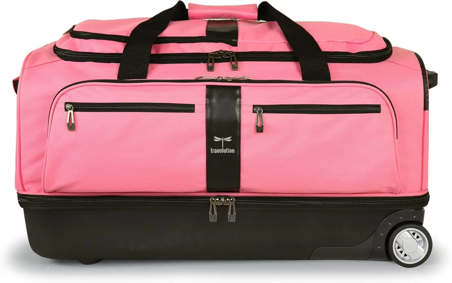 Travolution® Dance Bag with Garment Rack Newly Designed 28 Inch Duffel with Wheels Collapsible Lightweight Drop-Bottom Luggage 4