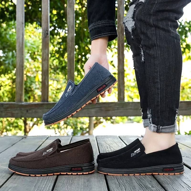Spring New Casual Cloth Shoes,outdoor Hiking,lightweight Breathable,anti Slip,slow Running,Dad Shoes,flat Bottomed Work Shoes 4